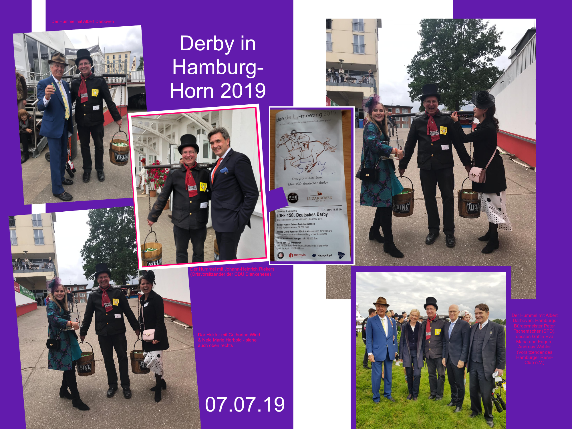 Derby in Hamburg-Horn 2019.