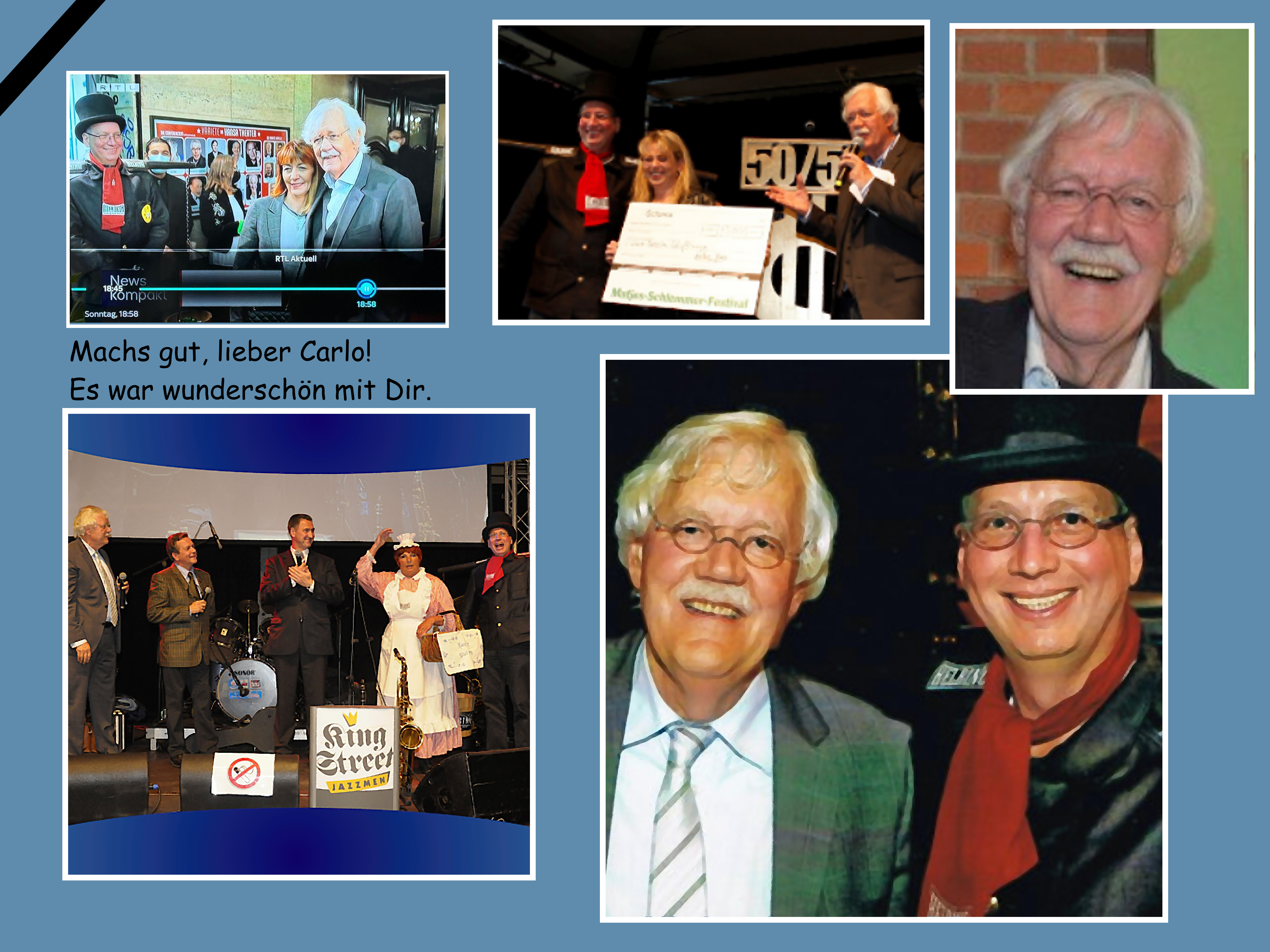 Abschied von Carlo von Tiedemann.