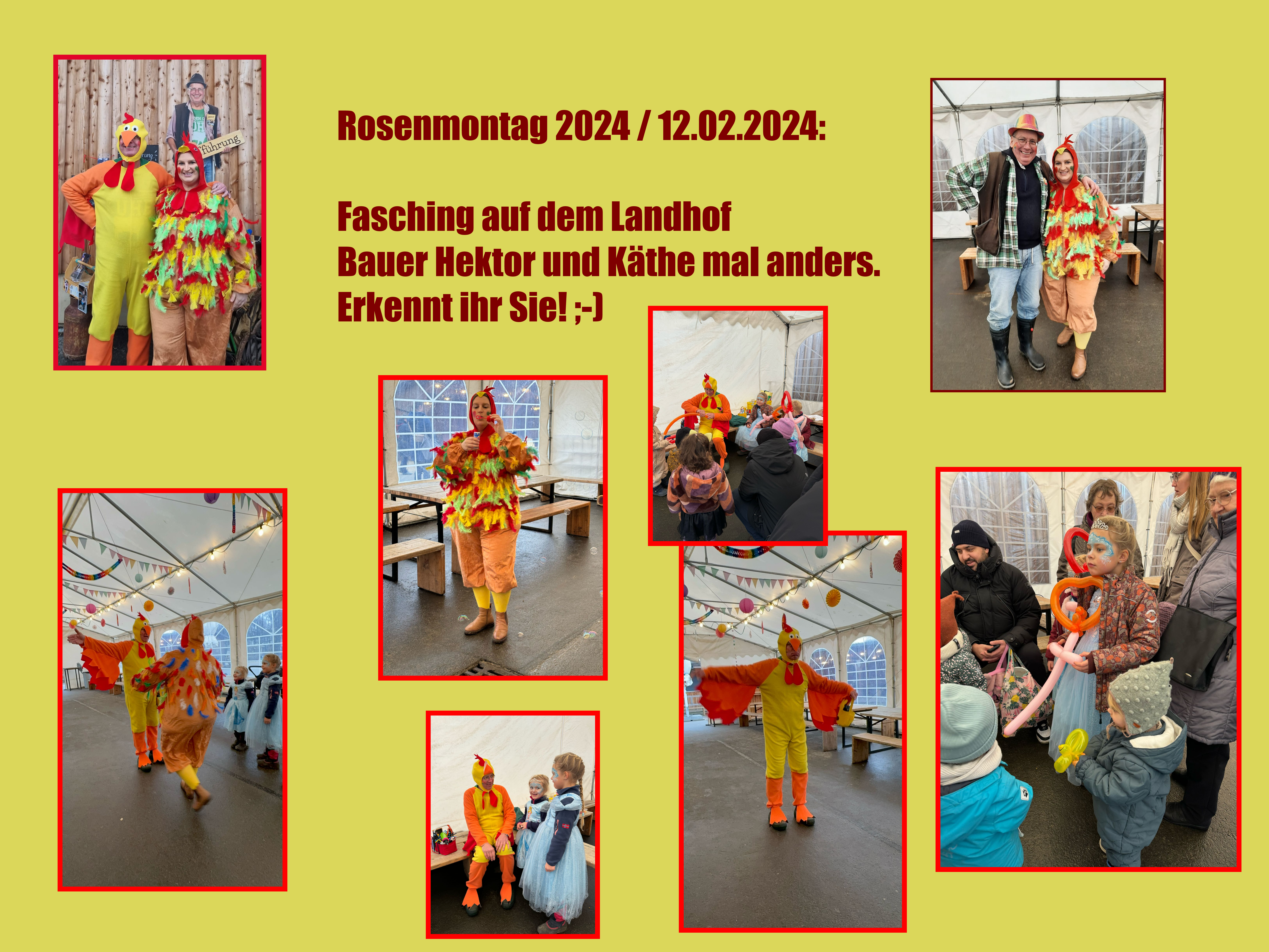 12.02.2024 - Fasching auf dem Landhof mit Hektor und Käthe