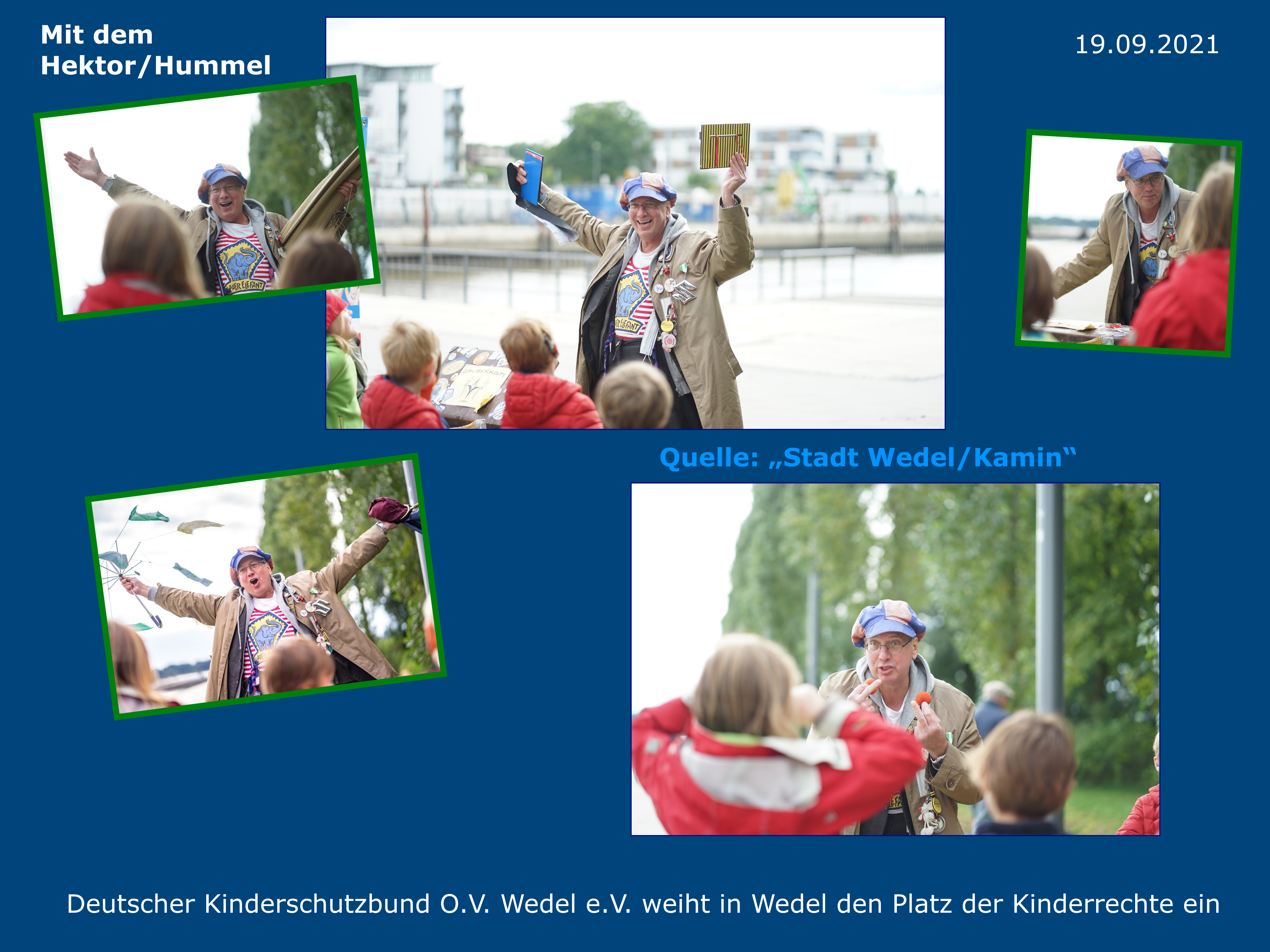 19.09.2021 - Einweihung des Kinderechteplatzes in Wedel