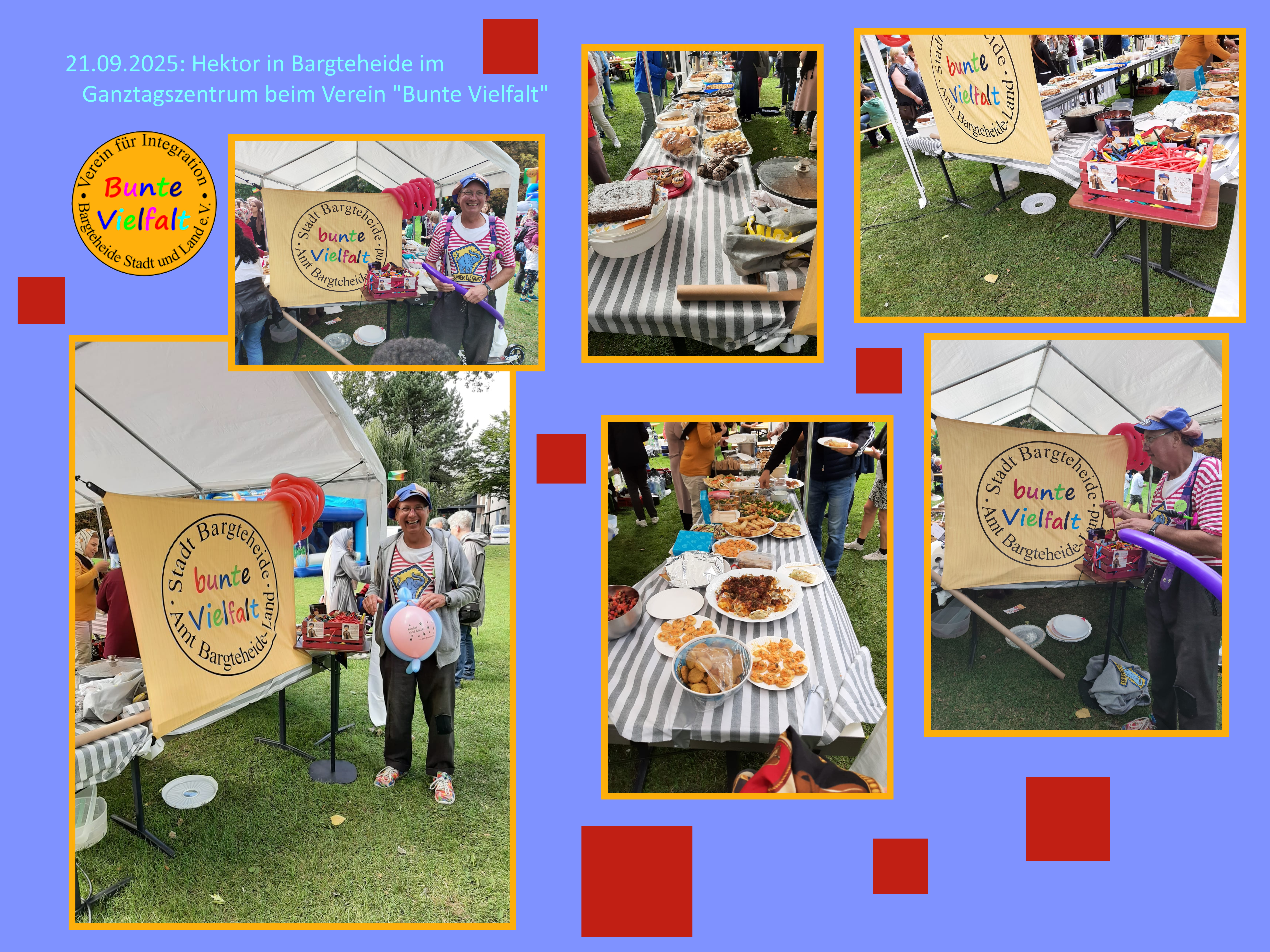 21.09.2025: Hektor in Bargteheide im Ganztagszentrum beim Verein "Bunte Vielfalt"