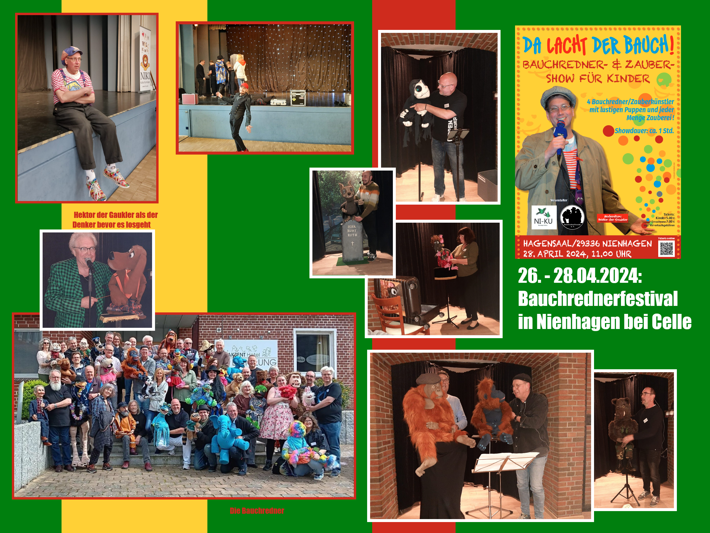 26. - 28.04.2024: Bauchrednerfestival bei Celle